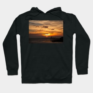 Sunrise over St Mary's Island Hoodie